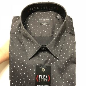 NWT Van Hausen Flex Slim Fit Dress Shirt